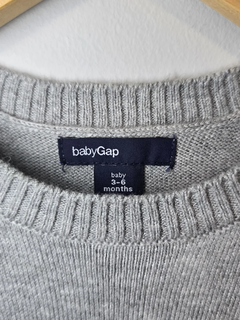 Baby Gap Gray Whale Knit One-Piece
